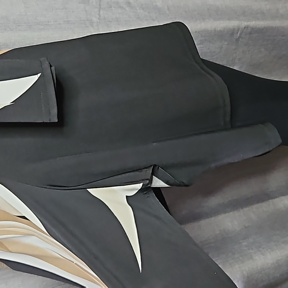 VALENTINA BLACK TUNIC WITH RHINESTONES AND MULTI DESIGN - Picture 3 of 7